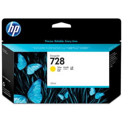 HP Tinteiro DesignJet 728 Amarelo de 130 ml - F9J65A