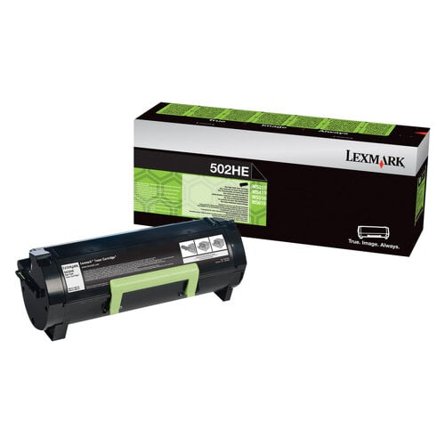 Cartucho de toner original preto Lexmark MS310/MS410/MS510/MS610 - 50F2H0E/502H - Lexmark 50F2H0E