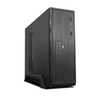 Tooq Micro ATX, Mini ITX Slim Case - Fonte de alimentação 500W - 1x HDD3,5 + 1x SDD2,5 + 1x HDD5.25 - 2x USB 3.0, SD e Micro SD - Preto - Tooq TQC-3006DU3C