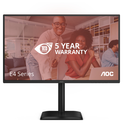 AOC Monitor IPS 27" 16:9 FHD 4MS 120Hz HDMI DP USB Colunas Has Pivot 27E4U - AOC 27E4U