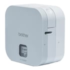 Rotuladora eletrónica portátil com conexão Bluetooth. Não inclui adaptador de corrente. Cor branco - Brother PT-P300BT-Cube