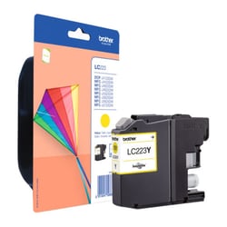 Tinteiro de tinta amarelo - Brother LC223YBP