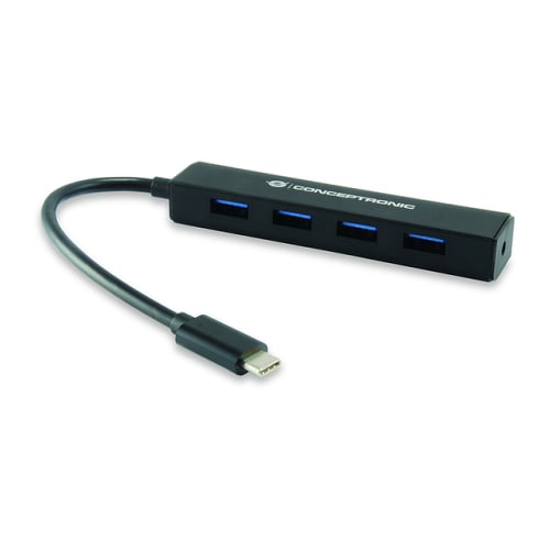 CONCEPTRONIC HUB USB 3.1 TYPE-C COM 4-PORT USB 3.0 - Conceptronic 110514207