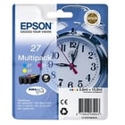 Epson Alarm clock 27 DURABrite Ultra tinteiro 1 unidade(s) Original Ciano, Magenta, Amarelo - Epson C13T27054010