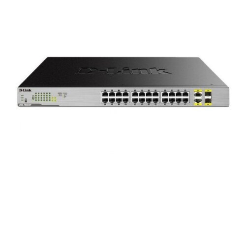 D-Link 26 Portas Gigabit 10/100/1000 Mbps PoE Switch - D-Link DGS-1026MP