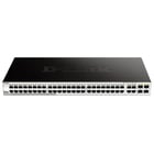 D-Link Smart Managed Switch 48 Portas 1000BASE-T + 4 Portas Combo 1000BASE-T/SFP - D-Link DGS-1210-48/E