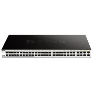 D-Link Smart Managed Switch 48 Portas 1000BASE-T + 4 Portas Combo 1000BASE-T&#47;SFP - D-Link DGS-1210-48&#47;E