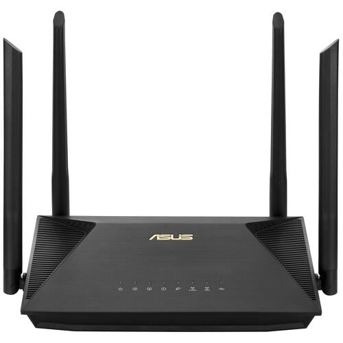 RT-AX1800U - Wi-Fi 6 Wireless AX1800 Dual Band Gigabit Router, Dual WAN support, Access point/ Repeater/media bridge mode - Asus 90IG06P0-MO3530
