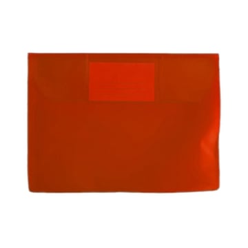 Envelope A5 PVC com Visor Transparente Vermelho 10un - Neutral 100Z28001