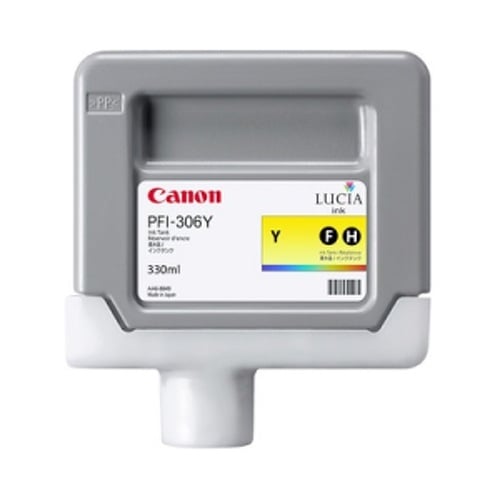 Tinteiro PFI-306 de 330 ml Y (yellow) - Canon 6660B001