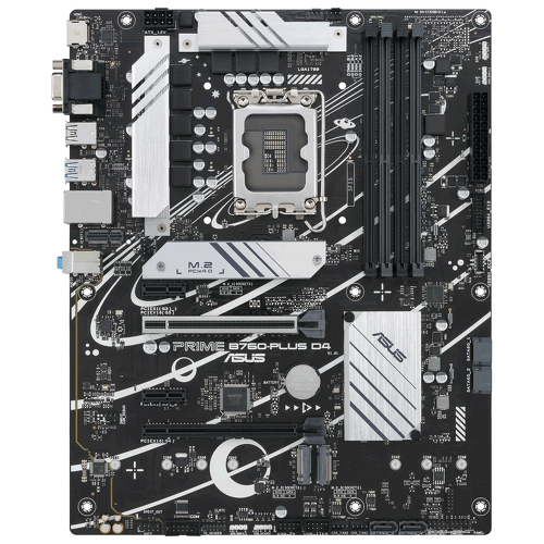 ASUS PRIME B760-PLUS D4 LGA 1700 4DDR4 ATX 4xSATA MB 1xHDMI 2.1 1xDP 1.4 1xD-Sub 3xM.2 - Asus 90MB1CW0-M1EAY0