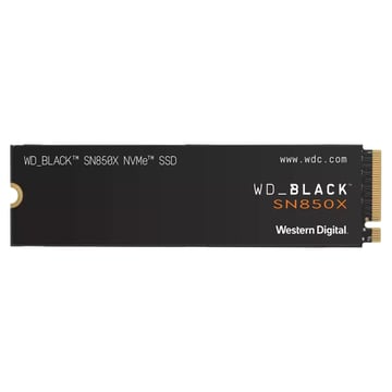 SSD M.2 PCIe 4.0 NVMe WD 4TB Black SN850X -7300R&#47;6300W-1200K&#47;1100K IOPs - Western Digital WDS400T2X0E