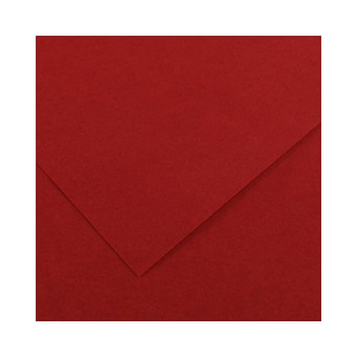 Cartolina 50x65cm Grená 185g 1 Folha Canson - Canson 17240229