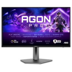 AOC MONITOR OLED 32" (31.5") 16:9 4K UHD 0.03MS HDMI DP USB COLNAS HAS AG326UD - AOC AG326UD