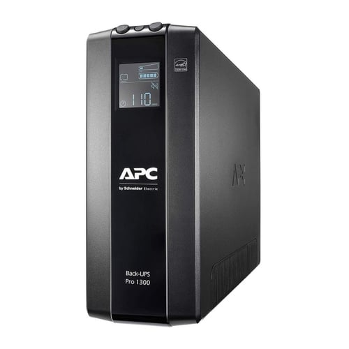 APC BACK UPS PRO BR 1300VA, 8 OUTLETS, AVR, LCD INTERFACE - APC BR1300MI