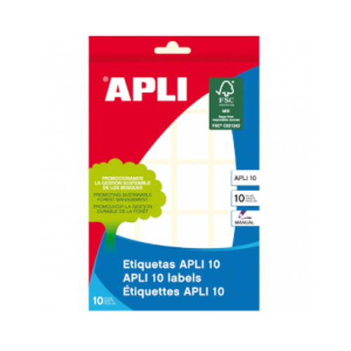 Etiquetas 022x032mm 10Fls Apli 200un - APLI APL1644
