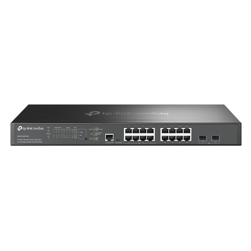TP-LINK OMADA SWITCH 16-PORT 2.5GBASE-T 2-PORT 10GE SFP+ L2+ MANAGED WITH 8-PORT - TP-Link SG3218XP-M2