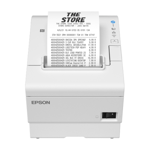 Epson TM-T88VII (151), Termal, Impressora POS, 180 x 180 DPI, 500 mm/seg, 1,41 x 3,39 mm, Texto, Gráfico, Código de barras, Código de barras 2D - Epson C31CJ57151
