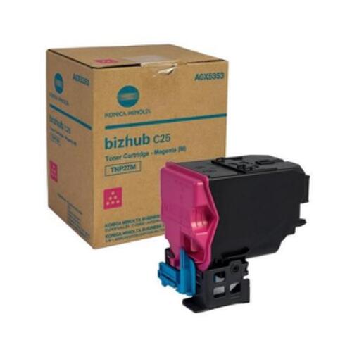 Toner Original Konica Minolta TNP27 Magenta - TNP27M/A0X5353 - Konica Minolta A0X5353