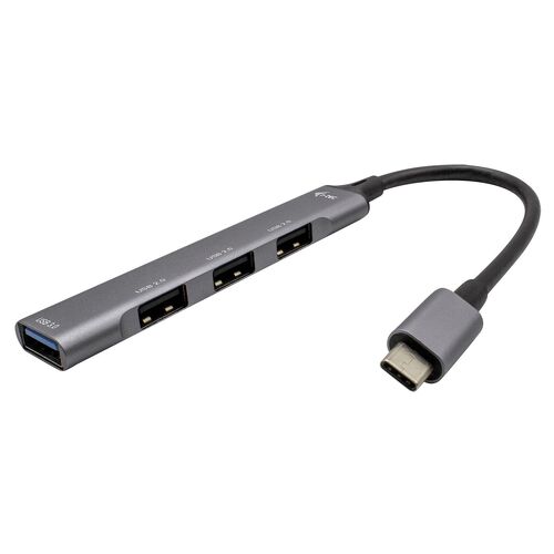 Hub i-tec USB-C 1x USB 3.0 + 3x USB 2.0 - Metal - i-tec C31HUBMETALMINI4