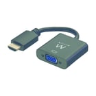 EWENT ADAPTADOR HDMI PARA VGA-F C/3.5MM - Ewent EW9864