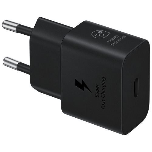 Adaptador Samsung corrente s/ cabo 25W preto - Samsung EP-T2510NBEGEU