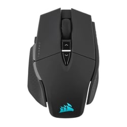 Mouse gamer USB ultrassônico Corsair M65 RGB com 26.000 DPI, 8 botões, switches ópticos, bateria com duração de até 120 horas, preto - Corsair CH-9319411-EU2