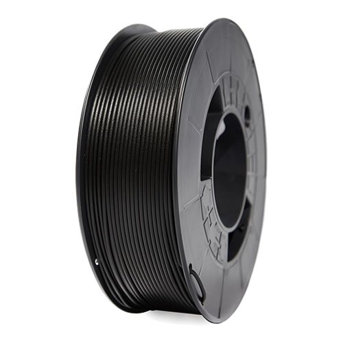 Filamento PLA 3D - Diâmetro 1,75mm - Carretel 1kg - Cor Preta