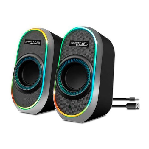 Coluna Spirit of Gamer Colunas 2,0 USB Power Black - Spirit of Gamer SP-5500BK