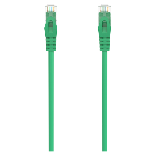 Cabo de Rede Aisens Patch Cord RJ45 LSZH CAT.6A 500 MHZ UTP AWG24 - 25CM - Cor Verde - Aisens A145-0577