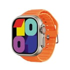 Smartwatch XO M10 Tela Quadrada HD de 2" - Chamadas Bluetooth - IP67 - Carregador Magnético - Laranja - XO XOM10BKOR