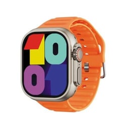 Smartwatch XO M10 Tela Quadrada HD de 2" - Chamadas Bluetooth - IP67 - Carregador Magnético - Laranja - XO XOM10BKOR