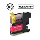 Brother LC123XL/LC121XL Magenta Ink Cartridge Genérico - Substitui LC123M/LC121M - BI-LC123MG