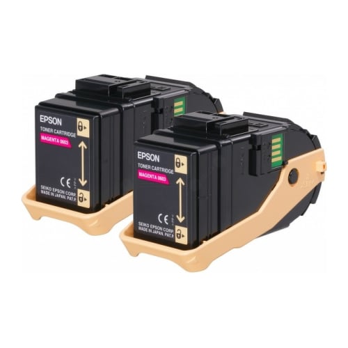 EPSON TONER MAGENTA PACK 2 ACULASER C9300 - Epson C13S050607