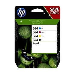 HP Conjunto de Tinteiros Originais 364 Preto/Ciano/Magenta/Amarelo - N9J73AE