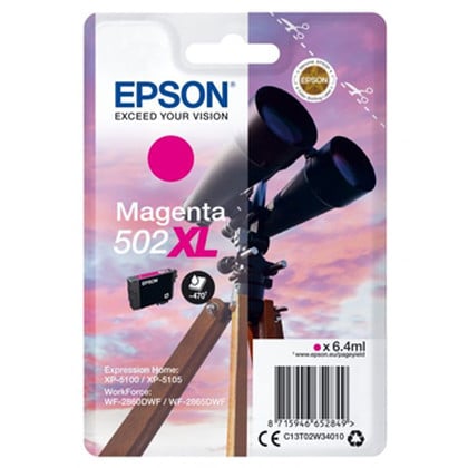 Epson 502XL tinteiro 1 unidade(s) Original Rendimento alto (XL) Magenta - Epson C13T02W34010