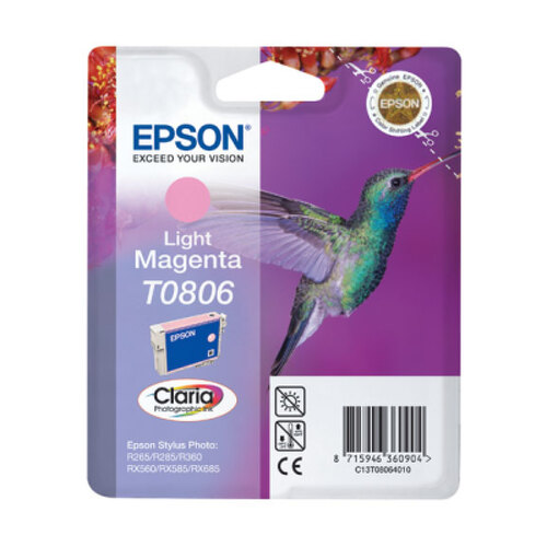 Epson T0806 Tinteiro Magenta Light Original - C13T08064011 - Epson C13T08064011