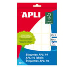 Apli Embalagem de 250 Etiquetas Permanentes 19x27mm - Adequadas para escrita à mão - Branco - APLI 197426