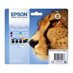 EPSON TINTEIRO PACK 4 CORES (T071140+240+340+440) C/FREQUENCIA - Epson C13T07154022