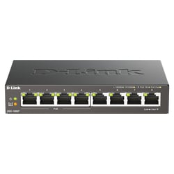 8-Port Gigabit PoE Unmanaged Desktop Switch (68W) - D-Link DGS-1008P/E