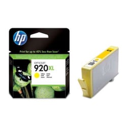 Cartucho de tinta original amarelo HP 920XL - CD974AE - HP CD974AE