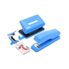 Conjunto Agrafador+ Furador + Saca Agrafos Eagle Azul Néon - Eagle 505EAS10002A