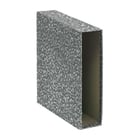 Dohe Capas para caixas de arquivo - Tamanho A4 - Forradas com papel impresso - para caixas de arquivo cinzentas com mármore - Natural - Dohe DO09132