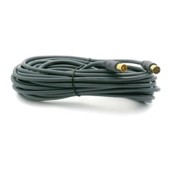 METRONIC PROL COAX 9.52MM M/F 5MTS PRETO GOLD - Metronic 438806