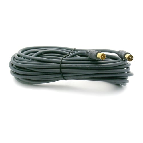 METRONIC PROL COAX 9.52MM M/F 5MTS PRETO GOLD - Metronic 438806