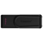 KINGSTON PEN 64GB PORTABLE USB 3.2 GEN1 DATATRAVELER EXODIA S BLACK/BLACK - Kingston DTXS/64GB
