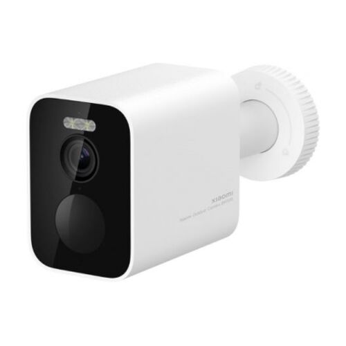 Xiaomi Outdoor Camera BW500 Câmara de vigilância exterior 2K - 136º Campo de visão - Deteção de movimento humano - Visão nocturna a cores - Proteção IP67 - Bateria de 10000 mAh com autonomia até 180 dias - Branco - Xiaomi BHR8301GL