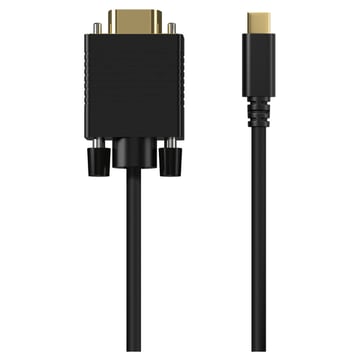 Cabo conversor USB-C para VGA da Aisens - USB-C/M-Hdb15/H - 0,8 m - Cor preta - Aisens A109-0692
