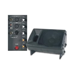 Coluna Profissional ABS de 2 vias 8pol com Amplificador - Velleman VELVDSABS8A