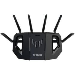 ASUS TUF Gaming BE6500 Dual Band WiFi 7 Router 4K-QAM Multi-Link Operation MLO Quad 2.5GbE port - Asus 90IG0920-MO9C00